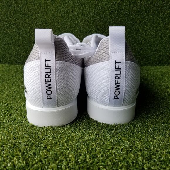 Adidas Powerlift 5 Powerlifting Weightlifting Shoes White GY8919 Mens Size 12 - Picture 4 of 10